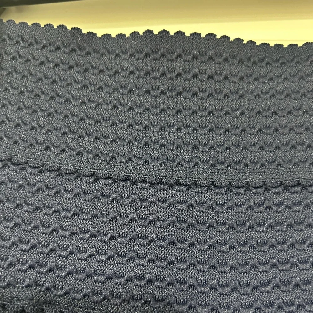 H&M Navy Textured A-Line Pleated Skirt - Picture 4 of 5